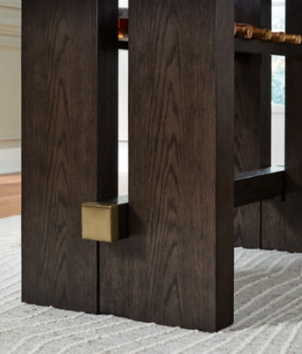 Mesa de comedor de altura de mostrador Burkhaus