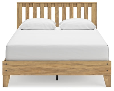 Cama con paneles de plataforma Bermacy Queen