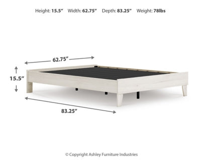 Cama Queen con plataforma Socalle