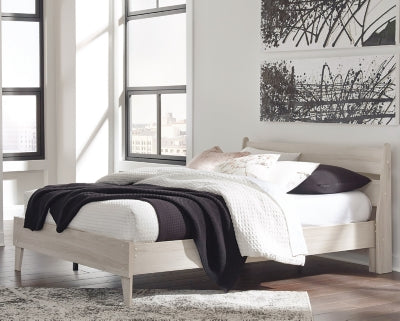 Cama Queen con plataforma y paneles Socalle