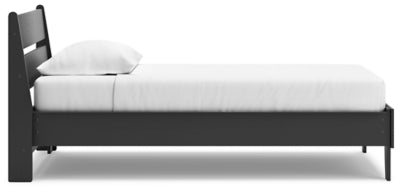 Cama de plataforma con dos paneles Socalle