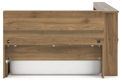 Cama con librería y almacenamiento Deanlow Twin