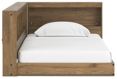 Cama con librería y almacenamiento Deanlow Twin