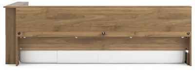 Cama con librería y almacenamiento Deanlow Twin