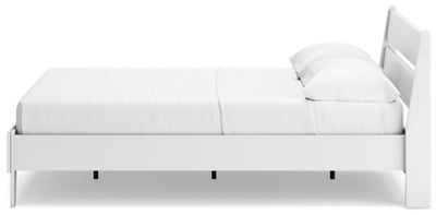 Cama Queen con plataforma y paneles Socalle
