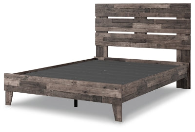 Cama Queen con plataforma y paneles Neilsville