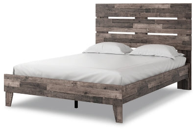 Cama Queen con plataforma y paneles Neilsville