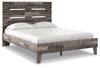 Cama Queen con plataforma y paneles Neilsville