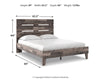 Cama Queen con plataforma y paneles Neilsville