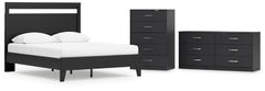 Paquete de dormitorio de 5 piezas