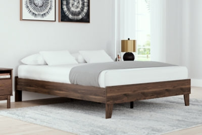 Cama Queen con plataforma Calverson