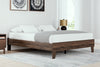 Cama Queen con plataforma Calverson