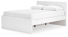 Cama Queen con plataforma y almacenamiento lateral Onita
