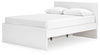 Cama Queen con plataforma y almacenamiento lateral Onita
