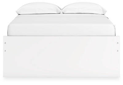 Cama de plataforma completa Onita con 2 compartimentos laterales