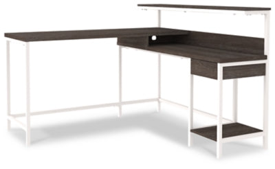 Dorrinson Home Office L-Desk with Storage