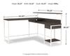 Dorrinson Home Office L-Desk with Storage