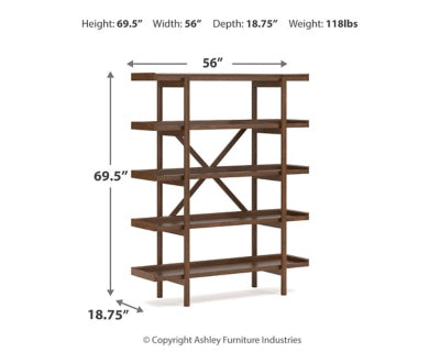 Lyncott 70" Bookcase
