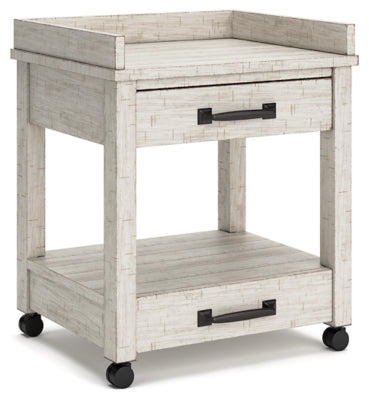 Carynhurst Home Office Desk, Bookcase and Printer Stand