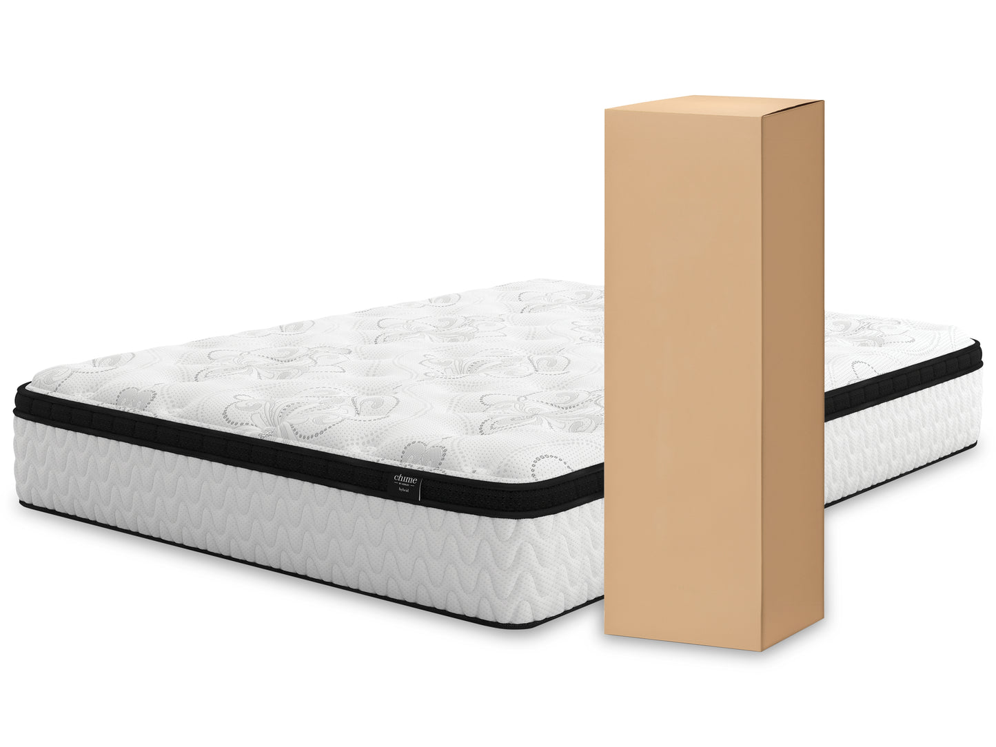 Colchón híbrido Chime California King de 12 pulgadas en caja