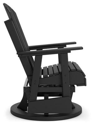 Silla giratoria planeadora para exteriores Hyland wave