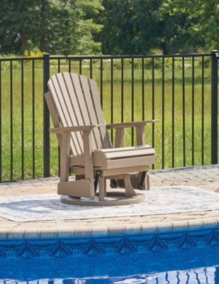 Silla giratoria planeadora para exteriores Hyland wave