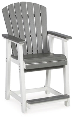 Transville Outdoor Counter Height Bar Stool (Set of 2)