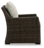 Brook Ranch Outdoor Lounge Chair with Cushion