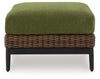 Horizon Hall Outdoor Ottoman with Cushion