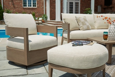 Serene Bay Outdoor Swivel Glider Chair with Cushion