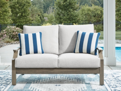 Loveseat de exterior Rainier Ranch con cojín