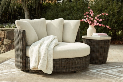 Kimora Outdoor Swivel Lounge Chair with Cushion