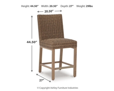 Walton Bridge Outdoor Bar Table and 4 Barstools