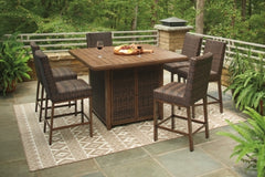 7-Piece Outdoor Bar Table Set