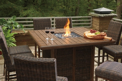 9-Piece Outdoor Bar Table Set