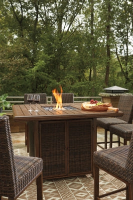 9-Piece Outdoor Bar Table Set