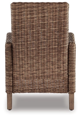 Beachcroft 4-Piece Outdoor Sectional, 2 Arm Chairs, Lounge Chair and Bench