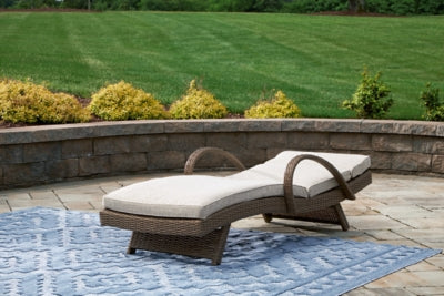 Beachcroft Outdoor Chaise Lounge with Cushion