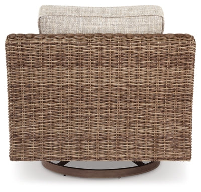 Beachcroft Outdoor Swivel Lounge with Cushion