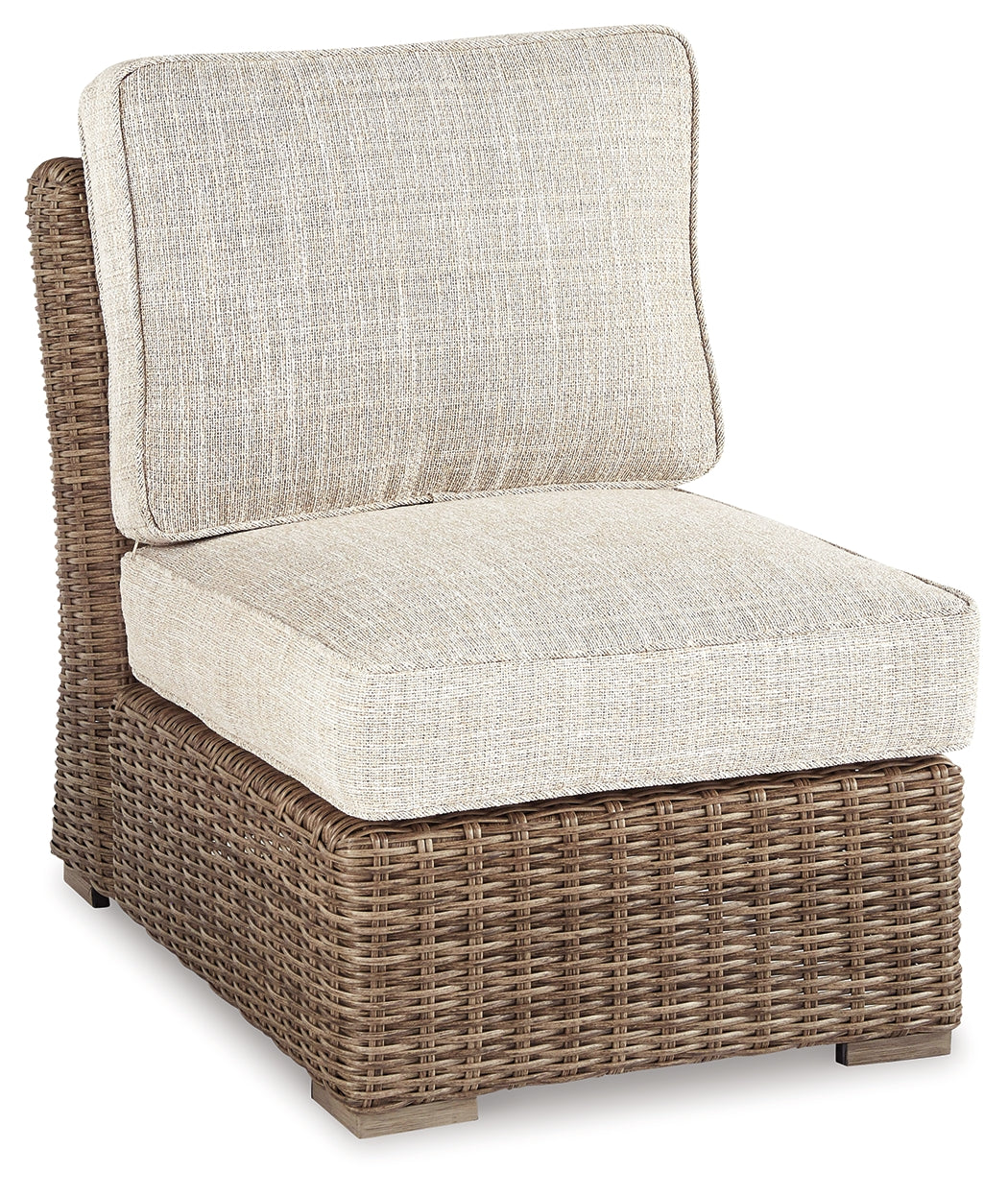 Silla de exterior sin brazos Beachcroft con cojín