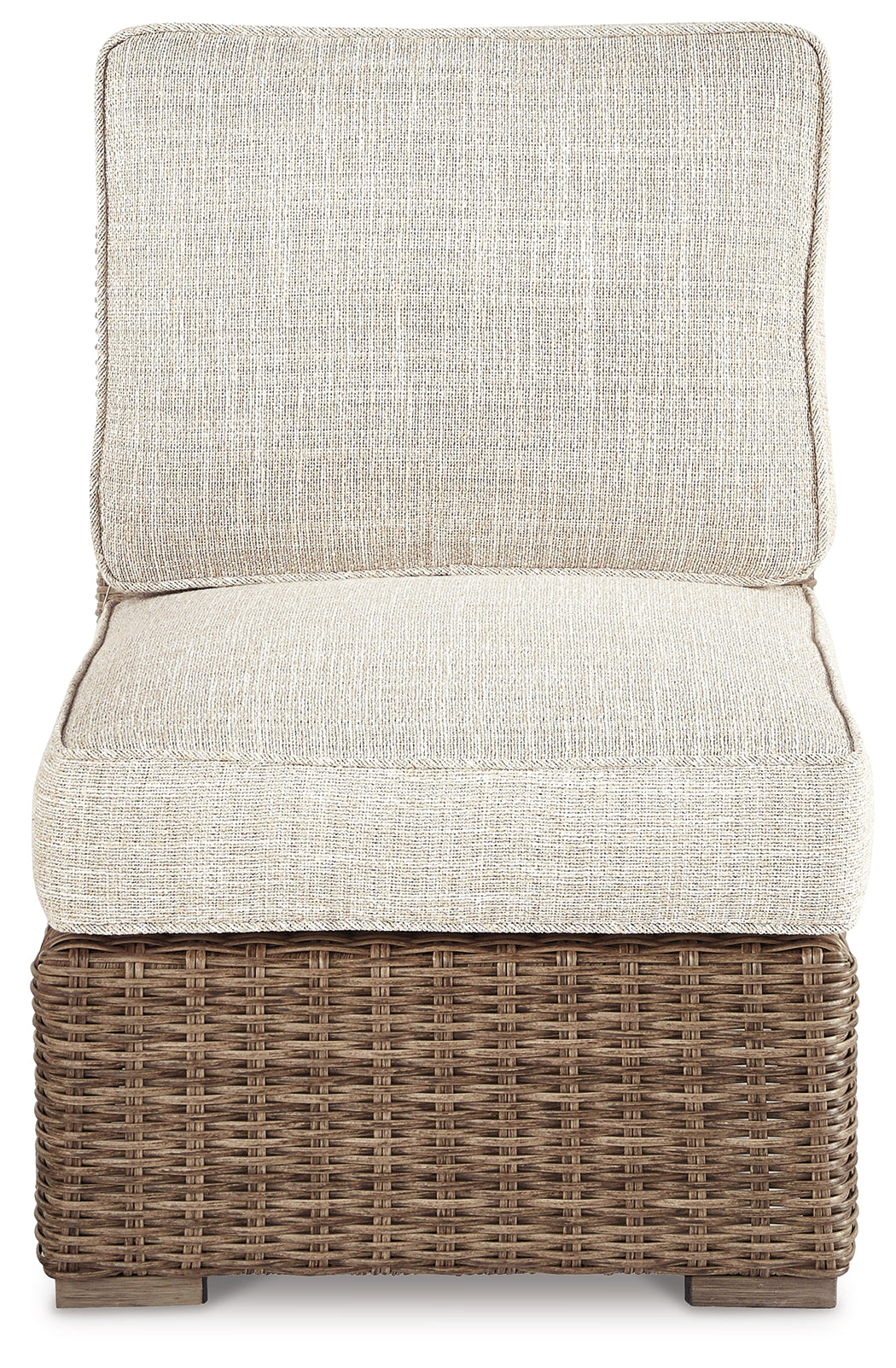 Silla de exterior sin brazos Beachcroft con cojín