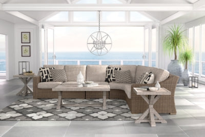 Conjunto de asientos para exterior de 4 piezas Beachcroft