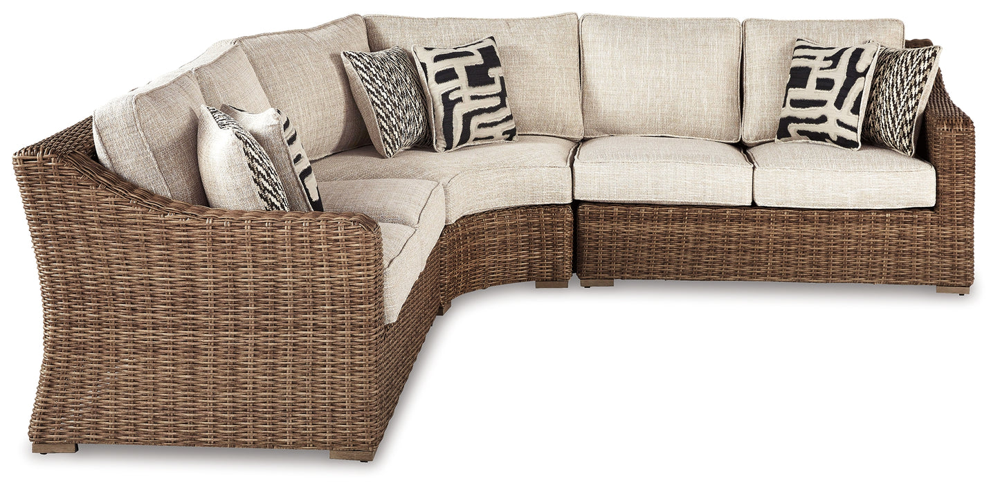 Conjunto de asientos para exterior de 3 piezas Beachcroft