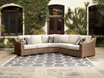 Conjunto de asientos para exterior de 3 piezas Beachcroft