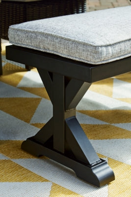 Banco de exterior Beachcroft con cojín