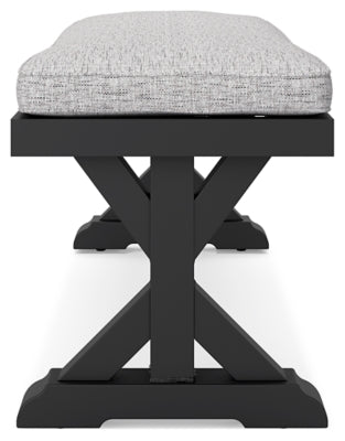 Banco de exterior Beachcroft con cojín