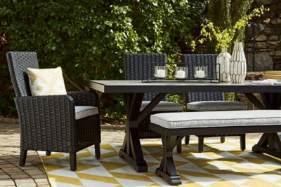 Banco de exterior Beachcroft con cojín