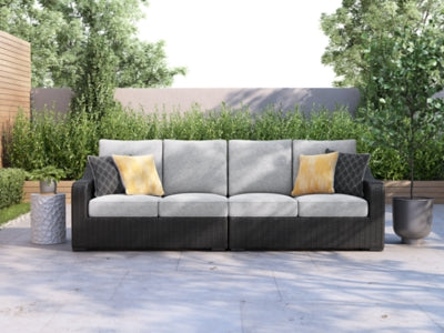 Beachcroft 2-Piece Outdoor Loveseat with Cushion