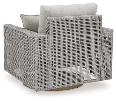 Seton Creek Outdoor Swivel Lounge with Cushion