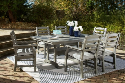 Outdoor Dining Table with 6 Chairs